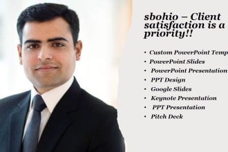 prepare high quality powerpoint slides for your presentations