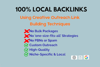 do outreach link building for local businesses