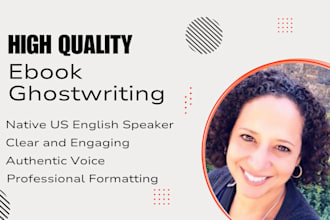 be your nonfiction ebook ghostwriter