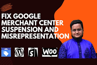 fix google merchant center suspension and misrepresentation