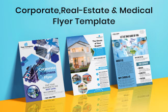 create marketing material and professional business flyers or posters