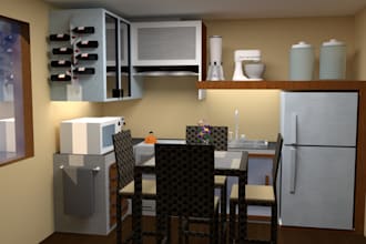 convert 2d to 3d models and render it