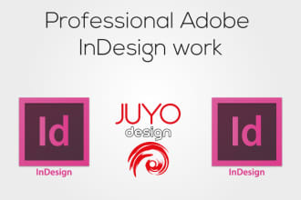 do professional adobe indesign work for you