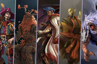 do character design and concept art for you