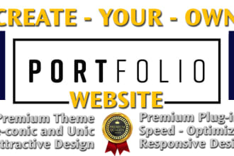 build a business portfolio or resume website