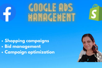 manage your google ads for your shopify store