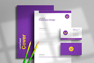 create your brand business cards, letterhead, and stationery