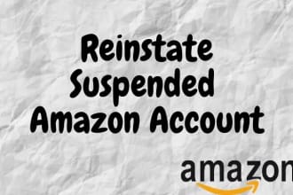 remove section 3 suspensions to reactivate amazon   suspended account