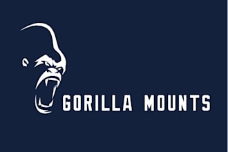 make a high quality gorilla logo with new concepts