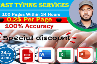 convert PDF to word, accurate data entry, fast typing, retyping, copy paste