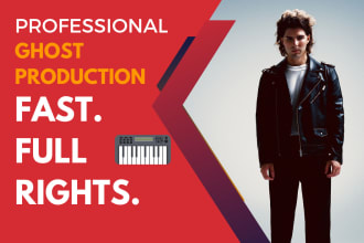 be your ghost producer for tech house and house music