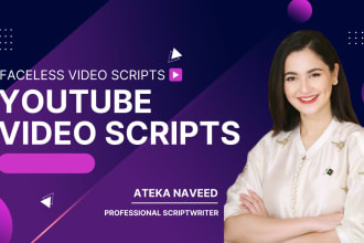 write cash cow youtube video scripts in 24 hours