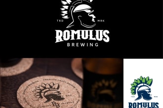 do a bold, modern, craft brewery logo in 1 day