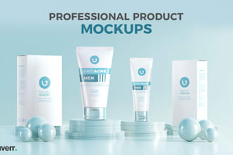 create realistic product mockups