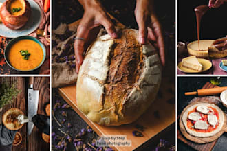 cook, shoot step by step food photography