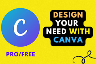 design many things using canva pro or free account