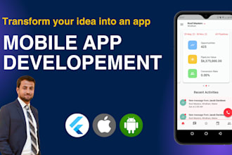 develop android IOS apps using flutter and react native