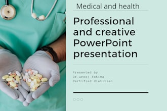 create professional, creative power point presentation