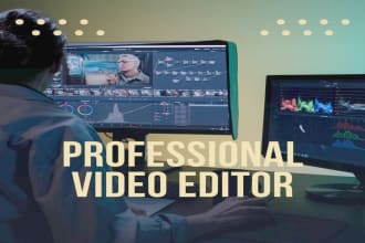 do professional video editing
