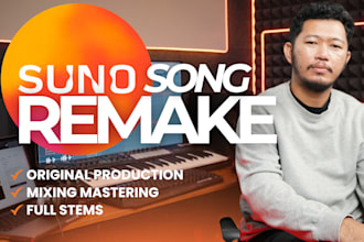 remake your suno ai song into real human music production