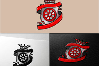 design a top class heraldic and luxury logo