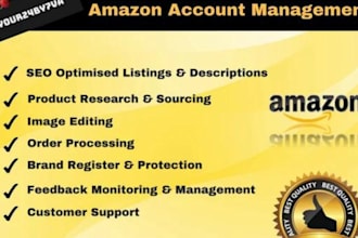 handle your amazon wholesale fba account  from a to z