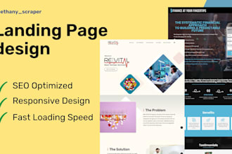 design high converting landing page on wordpress shopify wix