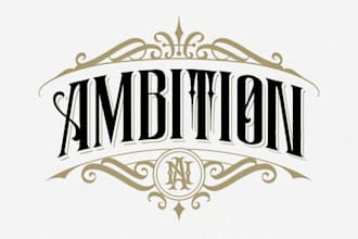 design custom lettering logo