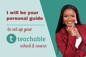guide you to set up course on teachable in live video