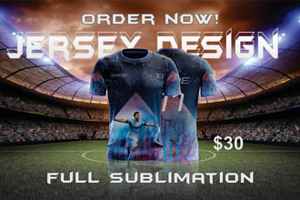 design tshirt, jersey sport, esport,shirt mockup