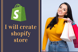 create shopify clouthing e  commerce store