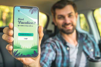 mockups your app, website or mobile game on iphone, and android phone
