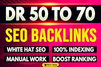 build high da SEO backlinks dofollow link building for website ranking