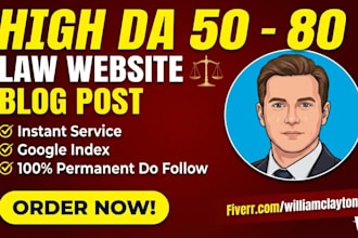 publish dofollow law guest posts on 50 da websites