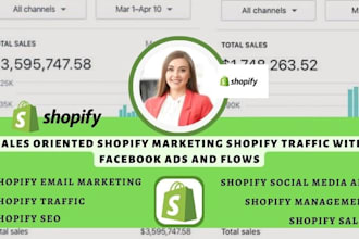 do shopify marketing, shopify traffic facebook ads and flows