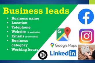 scrap google maps for business emails and lead generation