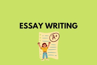 write an essay for you