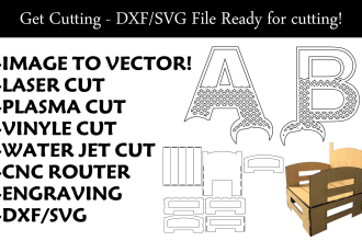 convert image to vector for cnc and laser cutting machine