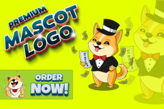 do cute illustration or cartoon logo design for you in 24 hours