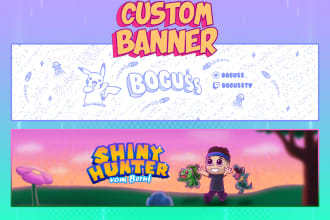 draw banner for youtube or discord