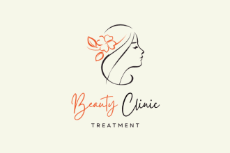 do beauty luxury spa or hair saloon logo