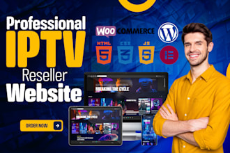 build a professional iptv reseller website