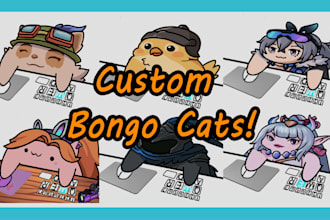 create a custom bongo cat for your stream