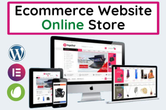 create ecommerce website, online store, using wordpress, woocommerce