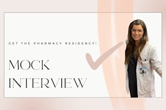 give you a mock pharmacy residency interview