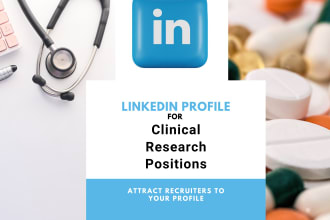 rebrand and optimize your linkedin profile for clinical research