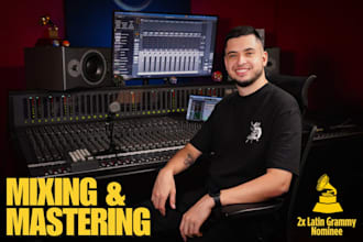 professionally mix and master your song for a radio ready sound
