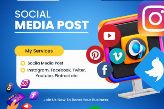 design the instagram facebook and pintrest post templates