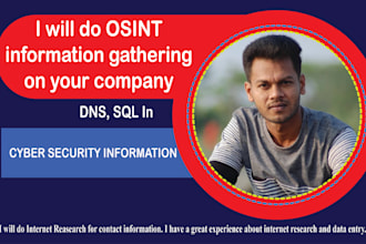 do osint, information gathering on your company