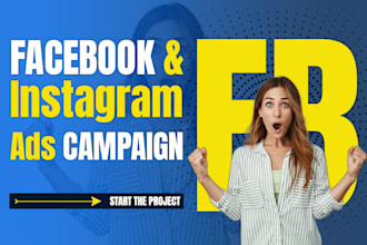 setup and manage facebook ads campaign, instagram ads, fb advertising marketing
